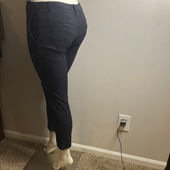 Zara Black Checkered Chinos - Picture 7 of 10